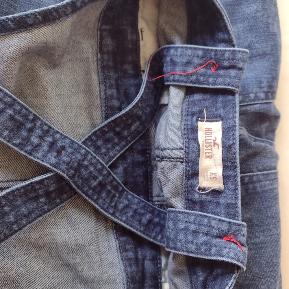 Hollister overalls size xs women tween teen like new condition - Picture 8 of 11